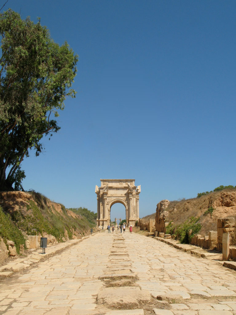 Approach to the Arch of Septimius Severus